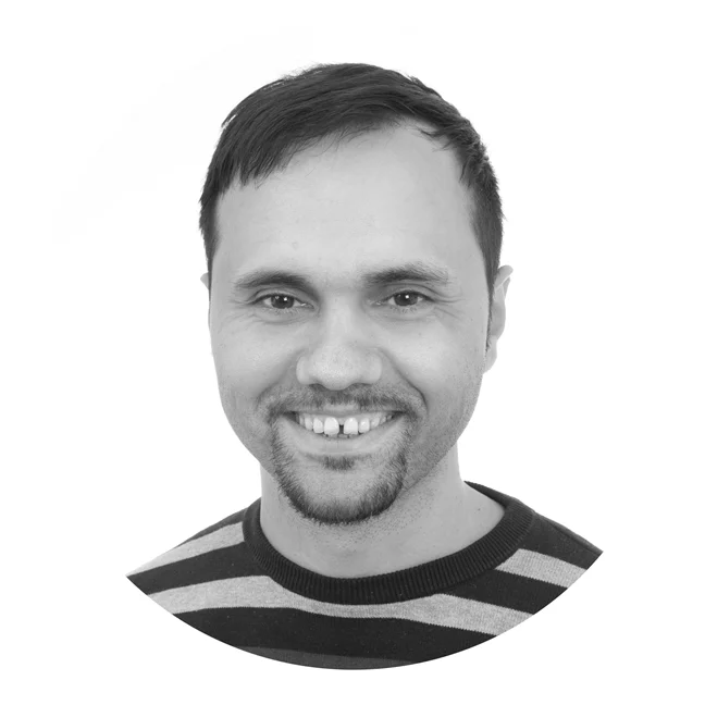 Nemanja, a team member, in a professional portrait